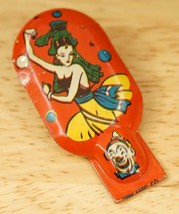 Vintage US Metal Tin Lithograph Toy Noisemaker Party Dancing Design Snapper - £8.36 GBP