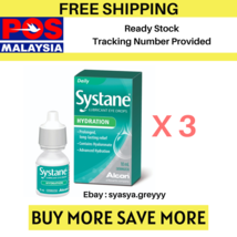 3 x Systane Hydration Lubricant Eye Drops 10ml + Free Shipping - £35.81 GBP