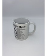 NCIS 2020 Gibbs&#39; Rules Funny Mug White - €10,30 EUR
