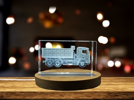 LED Base included | Crystal Cargo Cruiser: 3D Engraved Lorry Model - $39.99 - $399.99