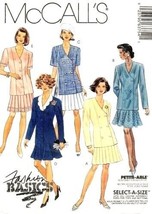 McCall&#39;s Sewing Pattern 6375 Jacket Skirt Misses Size 8-12 - £7.16 GBP