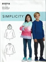 Simplicity Sewing Pattern 10714 Childs Knit Tops Size 8-16 - £7.20 GBP
