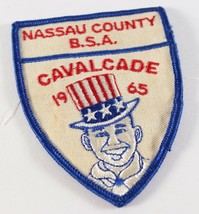 Vintage 1965 Nassau County Cavalcade Twill Boy Scouts America BSA Camp Patch - £9.34 GBP