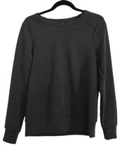 ABS Denim Collection By ALLEN SCHWARTZ Womens Sweatshirt Gray Zipper Acc... - $12.47