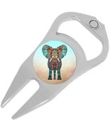 Tribal Elephant Golf Ball Marker Divot Repair Tool Bottle Opener - €9,16 EUR