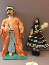 2 Dolls - 1 Large Turkish? with Robes &amp; 1 Greek Woman with Wool - £213.39 GBP