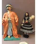 2 Dolls - 1 Large Turkish? with Robes &amp; 1 Greek Woman with Wool - £210.18 GBP