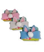 Newborn or Doll Easter Headband with Ears Bow and Sparkles Choose Color - €2,57 EUR