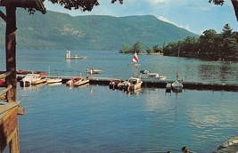 Silver Bay New York~View From The BOATHOUSE-SILVER Bay ASSOCIATION~1968 Postcard - £4.86 GBP
