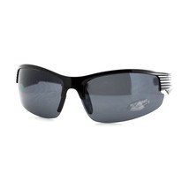 SPORTS Borde Medio Gafas de Sol Moda Hombre Plástico Envoltura Marco - £7.90 GBP