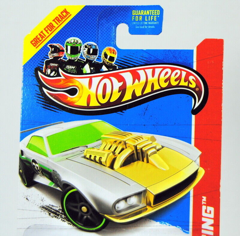 Primary image for Hot Wheels Mattel Rivited HW Racing Super Chromes 2013 #147/250 Great For Track