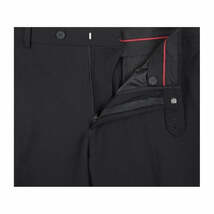 Men Renoir Flat Front Suit Separate Pants Slim Fit Slacks 201-1 Black image 3