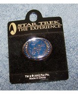2002 Star Trek The Experience Oval  Pin-1 by 3/4 inch - £9.23 GBP