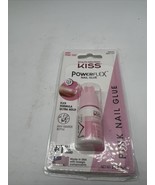 Kiss Nail Glue Powerflex #83499 Brush On Nail Glue Ultra Hold 0.10oz COM... - $7.25 CAD