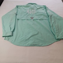 Columbia PFG FM7048 Bahama II Men Fishing Shirt Green Vented Omni Shade Chest 48 image 2