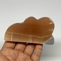 133.1g, 3.7&quot;x2&quot;x0.6&quot;, Natural Honey Calcite Cloud Crystal @Pakistan, B25295 - £8.49 GBP
