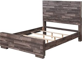 Queen Oak Wood Bed From Acme Furniture. - $457.97