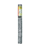 Garden Zone 100050574 36&#39; x 50&#39; 20-Gauge Galvanized Hex Netting, White - $43.71 CAD