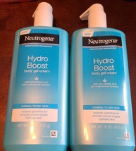 2 New Neutrogena HYDRO BOOST Body Gel Cream 16 oz (A2) - £20.64 GBP