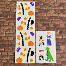 Vintage Stickers 1994 Mrs. Grossman Candy Corn Halloween + Bonus Trick O... - £8.18 GBP