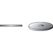 Hillman Fender Washer 1/4 &quot;, 9/32 &quot; Id Stainless Steel 100/Box - $25.50