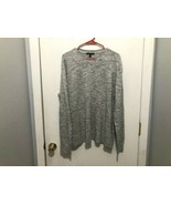 Banana Republic Heather Gray Cotton Crew Neck Pullover Sweater Men&#39;s SZ XL - $203.50 MXN