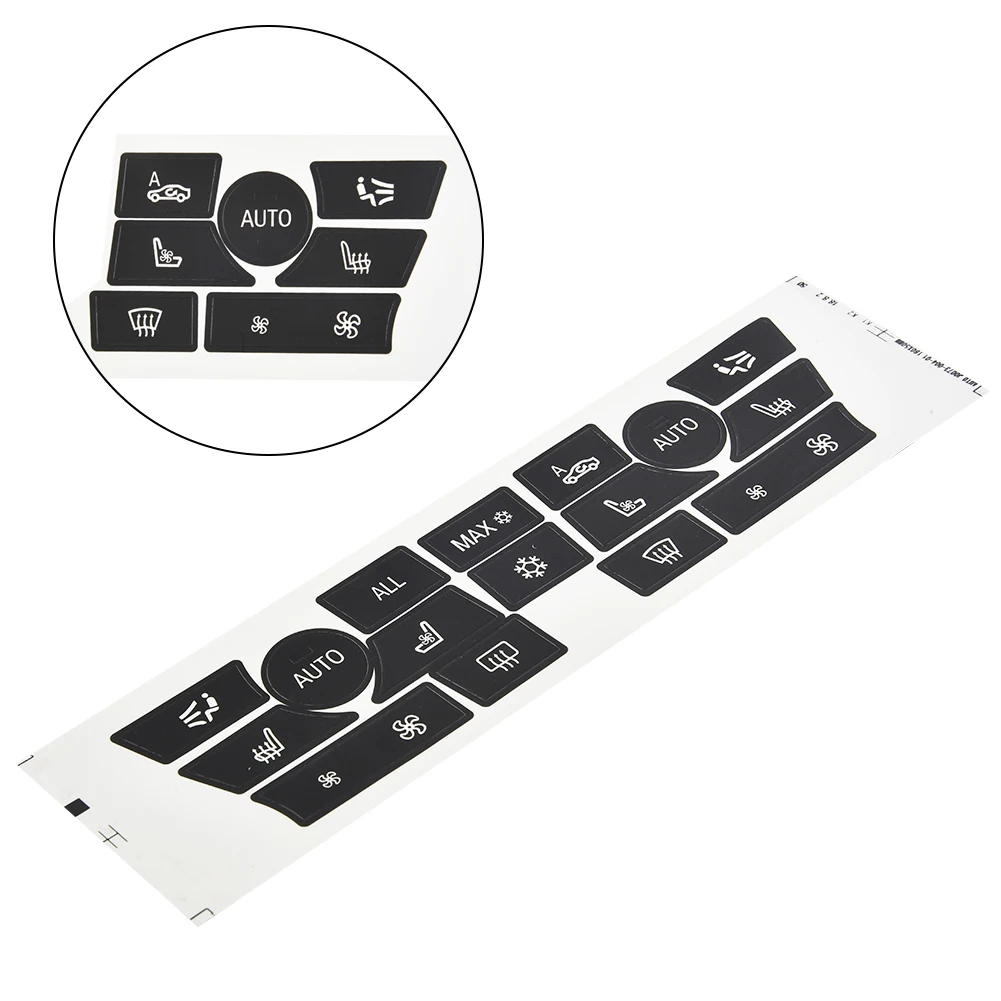 Car Air Condition AC Climate Control Button Sticker Repair Decals Stickers For - £11.43 GBP