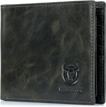 RFID Slim Bifold Leather Wallet for Men  2 ID Windows Front Pocket, Fore... - $43.14