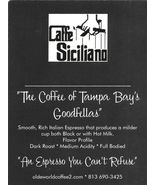 2026  Caffe Siciliano Medium Dark Roast Espresso - Coffee Beans -  8 ozs - $14.80