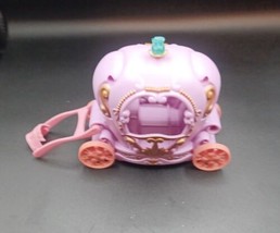 Polly Pocket Redbox Cinderella Coach Purple Carriage RARE Battery Operated - $14.99