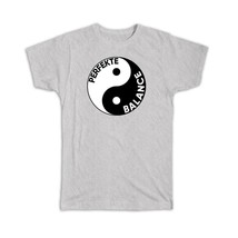 Perfekte Balance : Gift T-Shirt Anti Stress Yin And Yang Picture Relaxing Pilate - £14.45 GBP