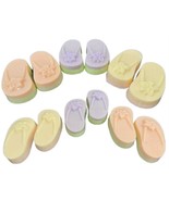FLIP FLOPS GLYCERIN SOAP - 4 Summer Scents for Dry Sensitive Skin - $10.99