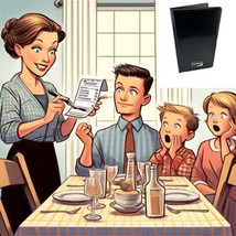 Discover Card Restaurant Check Presenter On Mother&#39;s Day Present The Bill - £7.77 GBP