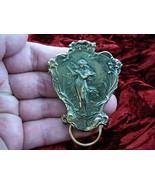 (E-425) Woman flower fairy playing Lyre Eyeglass pin pendant ID badge ho... - $28.70 CAD