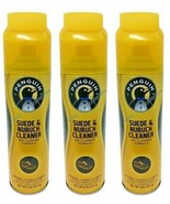 (LOT 3) PENGUIN Suede &amp; Nubuck Cleaner Dry Cleaning Formula 8 OZ with br... - £23.39 GBP