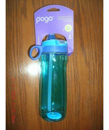 NEW Pogo Tritan Water Bottle Regatta Blue flip lid 18 oz. leakproof BPA ... - $6.95