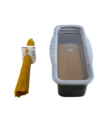 Microwave Pasta Cooker with Portioning Tool Makes Pastas &amp; Spaghetti In ... - $20.29 CAD