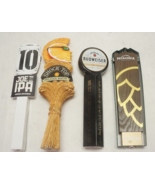 LOT OF 4 Beer Tap handles Shock Top Budweiser Copper Lager Patagonia Cer... - £55.40 GBP