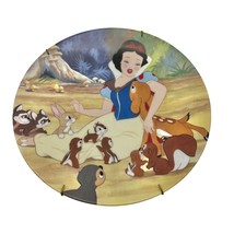 Disney Edwin Knowles China Snow White Plate 5209C With A Song and A Smil... - $48.51