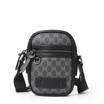 Lattice Crossbody Bags Men Shoulder Bag Men&#39;s Messenger Bag Multi-function Trave - £28.82 GBP