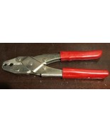 Wire Stripper Crimper Pliers Red Handles - $10.72