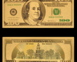 $100 DOLLAR BILL 24K GOLD-Plated Foil BANKNOTE, Collectible Novelty - $4.45