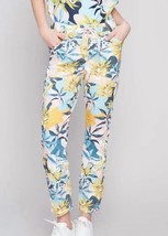 Charlie B printed balneaire resort cropped jogger in Multi - size XL - £45.84 GBP