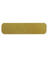 Large Alloy Rectangular Cremation Urn Personalization Plate - Bronze Colored - $18.99