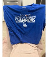 Fanatics Los Angeles 2020 World Series Champions Long Sleeve Shirt Size XL - £15.64 GBP
