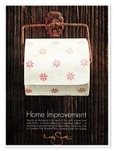 Lady Scott Daisy Printed Toilet Paper Roll Vintage 1968 Full-Page Magazi... - $9.70