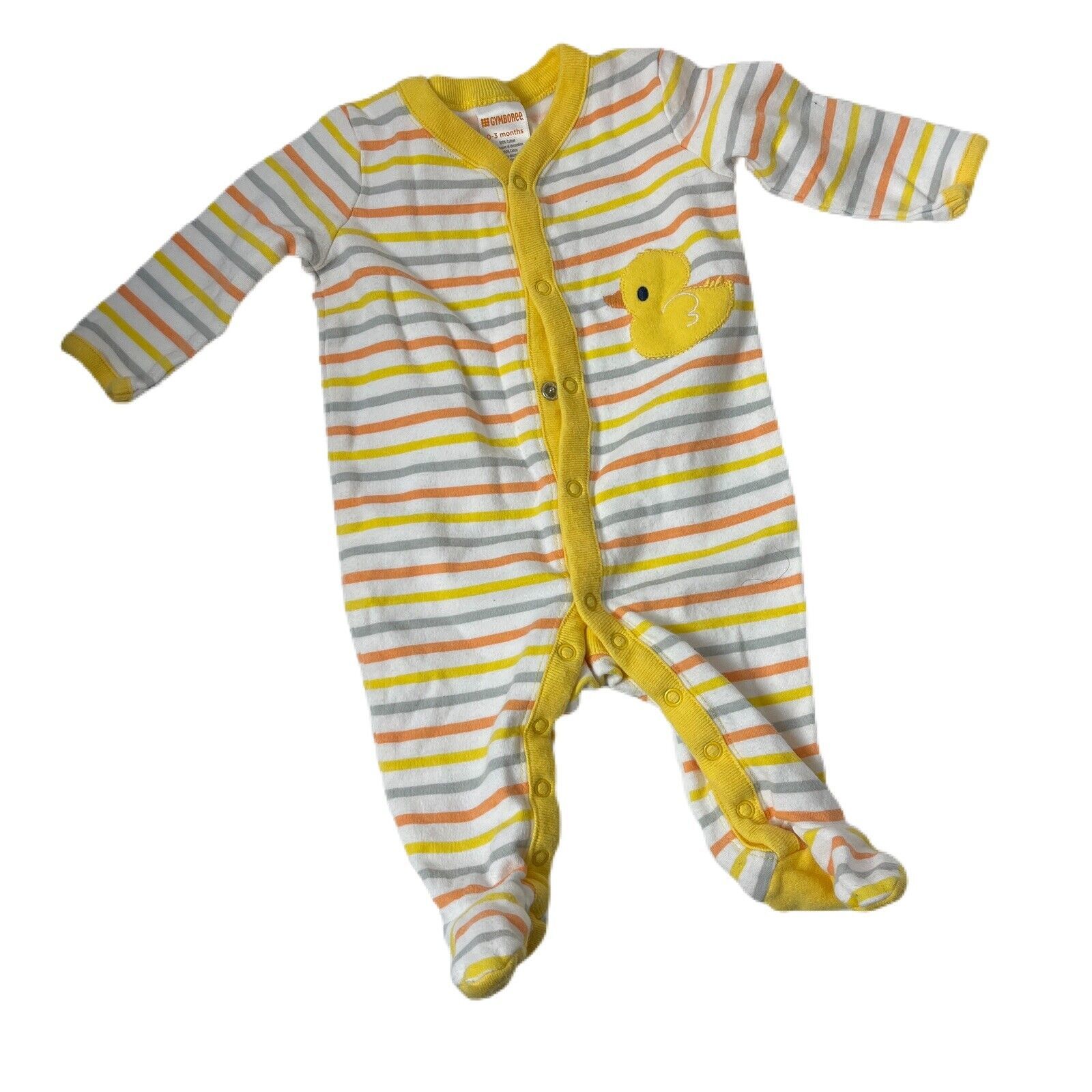 Gymboree Infant Little Duck Footie Pajamas Size 0-3 months - $5.93