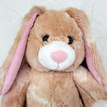 Build A Bear Plush Bunny 16&quot; Tan White Pink Rabbit Long Floppy Ears Easter - $11.56