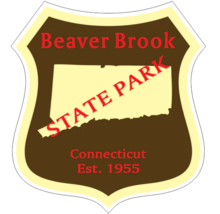 7&quot; beaver brook state park connecticut bumper sticker decal usa made - £22.11 GBP