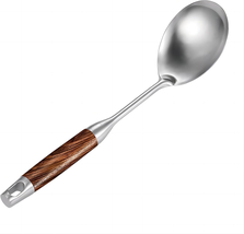 Stainless Steel Big Serving Spoons for Cooking - Metal Basting Spoon wit... - $20.56